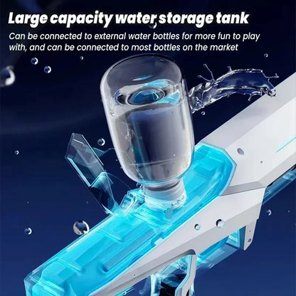 Electric Water Guns For Adults Powerful Squirt Automatic Water Suction Water Blasters Summer Outdoor Beach Toy For Kids Gift